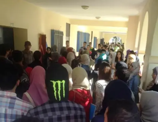 احتجاجات طلابية بكلية العلوم والتقنيات بطنجة