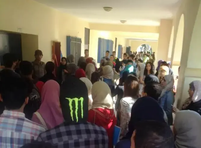 احتجاجات طلابية بكلية العلوم والتقنيات بطنجة