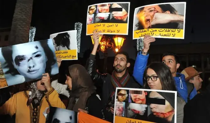 مغربيات يخلدن اليوم العالمي للقضاء على العنف ضد المرأة