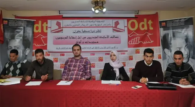 الأساتذة المتدربون في مسيرات جديدة ضد بلمختار