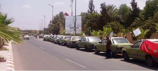 سائقو سيارات الأجرة يشتكون تجاوزات الشرطة بتارودانت