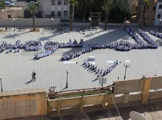 الأساتذة المتدربون في مسيرة وطنية الخميس رفضا لمرسومين