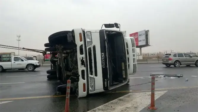 حادثتان خطيرتان بالطريق السيار بين الدار البيضاء والرباط