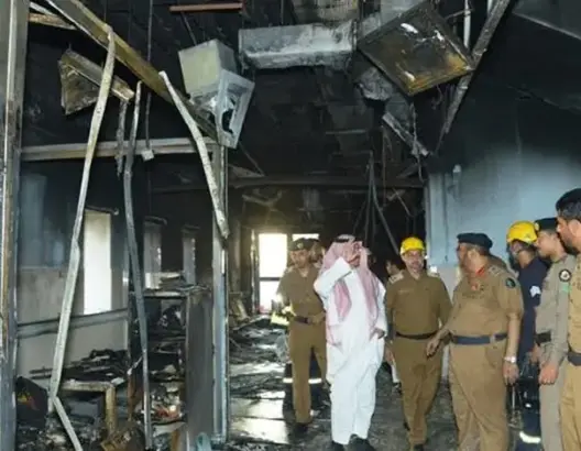 25 قتيلا في حريق في مستشفى بالسعودية