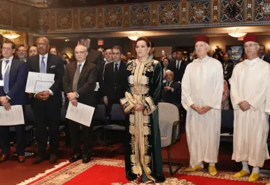 الملك يحيي طلاب يهود من أمريكا درسوا الإسلام في المغرب
