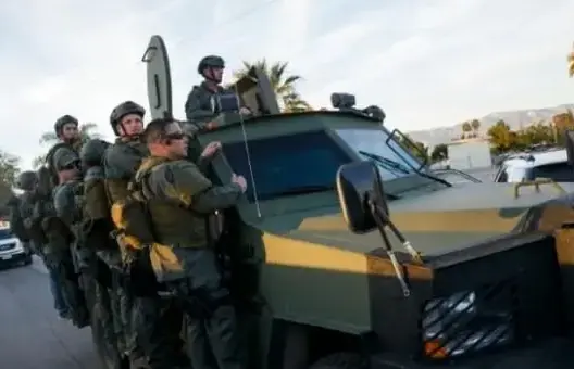 رجل وامرأة وراء عملية إطلاق النار أمس في كاليفورنيا