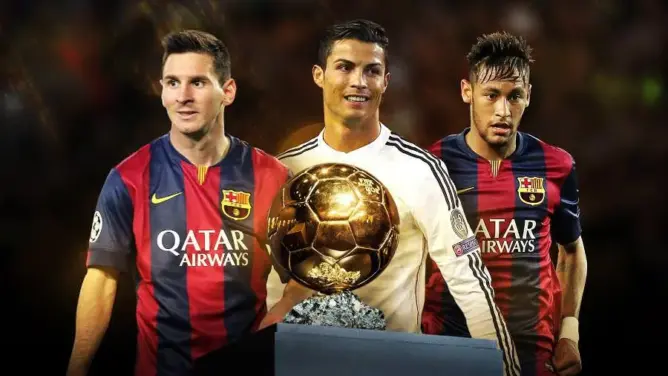 ميسي ورونالدو ونيمار في اللائحة النهائية للكرة الذهبية 2015