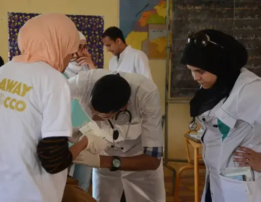 استفادة العشرات من خدمات قافلة طبية تطوعية بأيت بوكماز