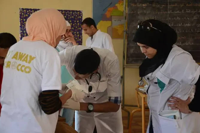 استفادة العشرات من خدمات قافلة طبية تطوعية بأيت بوكماز