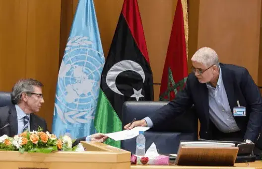 الفرقاء الليبيون يعلنون تشكيل حكومة وفاق وطني