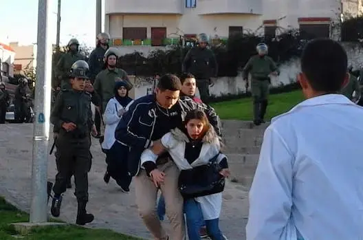 تدخل أمني يخلف إصابات بين الأساتذة المتدربين بطنجة (صور وفيديو)
