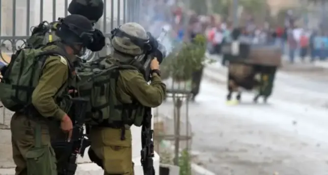 إصابة 8 فلسطينيين في مواجهات مع الاحتلال على حدود غزة
