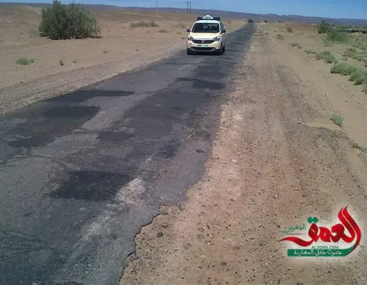 بالصور .. هذا ما تبقى من الطريق التي أنشأها الاستعمار بين زاكورة وتاگونيت