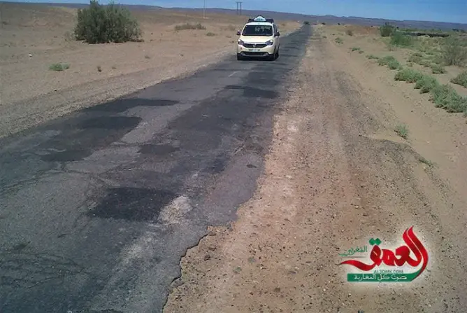 بالصور .. هذا ما تبقى من الطريق التي أنشأها الاستعمار بين زاكورة وتاگونيت