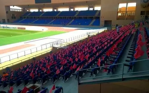 40 ألف علم وطني في مباراة المنتخب والرأس الأخضر اليوم