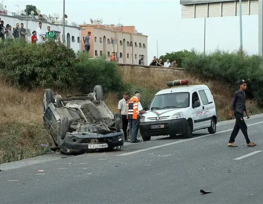 إصابة مسؤولين كبار بوزارة الفلاحة في حادثة سير بتيزنيت