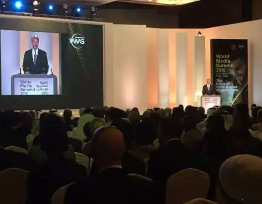 افتتاح القمة العالمية الثالثة للإعلام بالدوحة‎