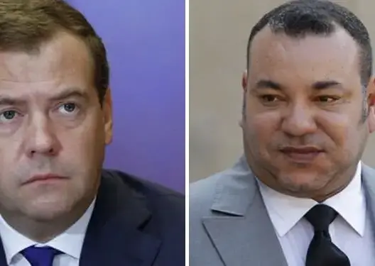 الملك يلتقي رئيس الوزراء الروسي للتباحث في التعاون الاقتصادي والتجاري بين البلدين
