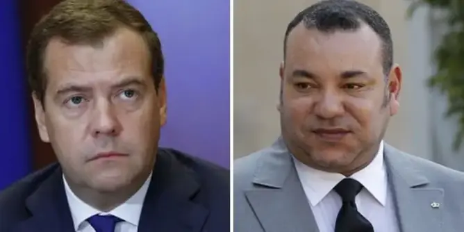 الملك يلتقي رئيس الوزراء الروسي للتباحث في التعاون الاقتصادي والتجاري بين البلدين