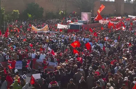 عدد المشاركين في المسيرة الوطنية يتجاوز 3 ملايين مواطن