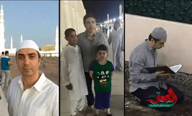 ‏بطل مسلسل وادي الذئاب “مراد علمدار”‬ يؤدي مناسك العمرة (صور)