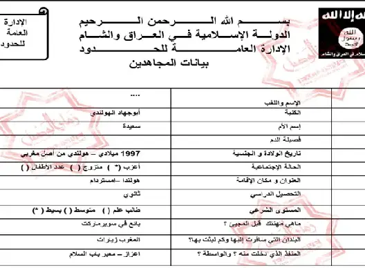 مغاربة ضمن قائمة تضم أسماء أزيد من 1700 مقاتل في داعش