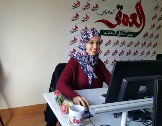 سكينة خرباش رئيسة تحرير لـ “العمق المغربي” بمناسبة عيد المرأة