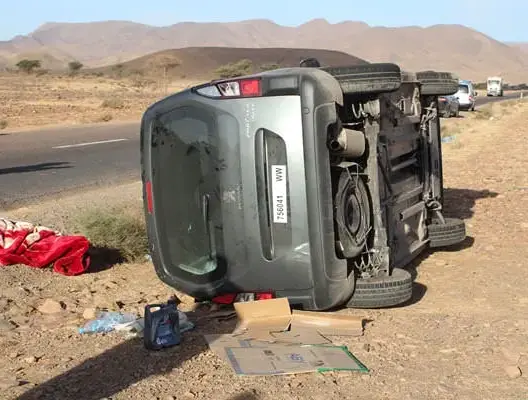 مقتل طفل وإصابة امرأة بجروح خطيرة في حادثة سير بأكدز