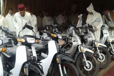 توزيع درجات نارية على مرشدين دينيين بزاكورة