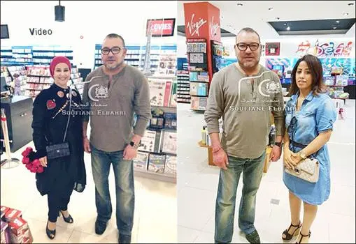 الملك يتجول في “بحرين سيتي مول” ويلتقط صور مع مغاربة وخليجيين (صور)
