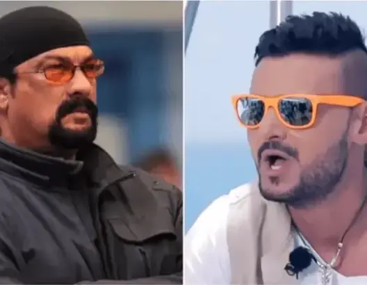 لعبة رامز جلال بالنار توصله إلى المشفى على يد ستيفن سيغال