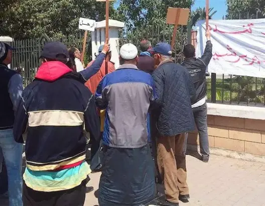 احتجاجات ضد المستشفى الإقليمي لبرشيد