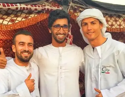 “كريستيانو” يعطي دماءه في حملة دم بالإمارات