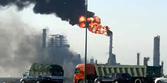 مصرع 12 شخصا في حريق بأحد المصانع بالسعودية