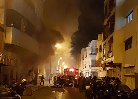 اندلاع حريق مهول في مقر الشركة الوطنية للإذاعة والتلفزة بالرباط