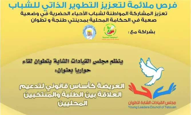 “مجلس القيادات الشابة بتطوان يناقش تقديم العرائض