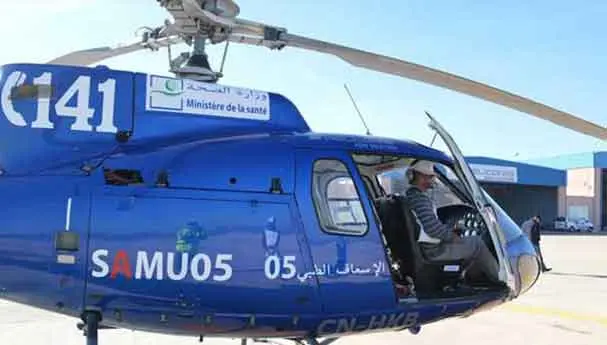 بعد سنة.. المروحية الطبية تسجل 57 تدخلا بالأقاليم الجنوبية