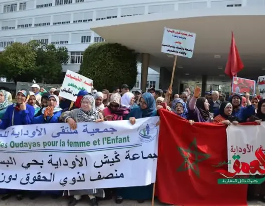جمعيات بـ”كيش الوداية” تحتج على عمليات الهدم والتهجير