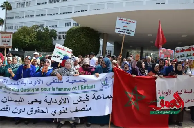 جمعيات بـ”كيش الوداية” تحتج على عمليات الهدم والتهجير