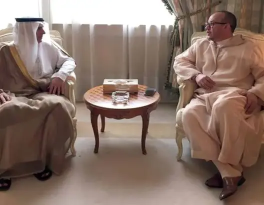 الهمة يلتقي وزير الخارجية السعودي في الرياض