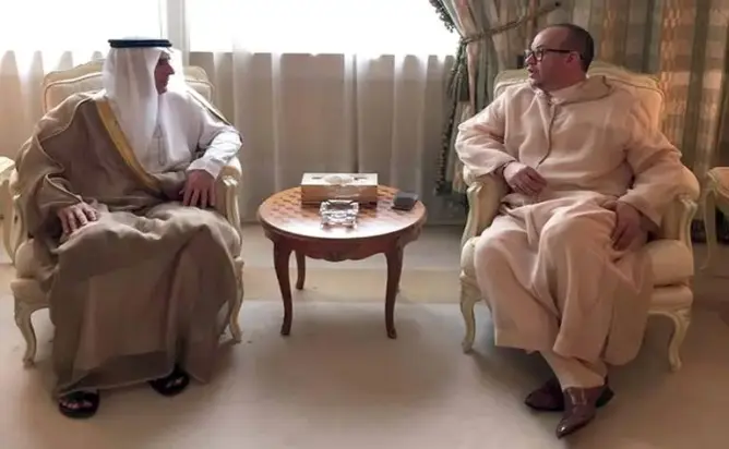 الهمة يلتقي وزير الخارجية السعودي في الرياض