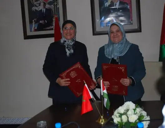 الحقاوي توقع مذكرة تفاهم للتعاون في مجال حقوق المرأة مع نظيرتها الفلسطينية