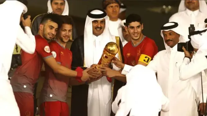 لخويا يتوج بكأس أمير قطر لأول مرة في تاريخه
