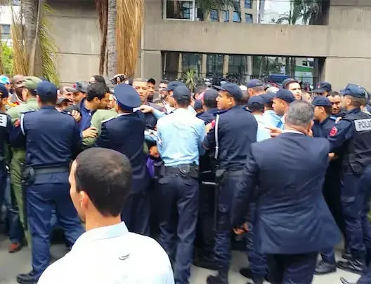 الأمن يمنع وقفة احتجاجية لعمال “مغرب ستيل”