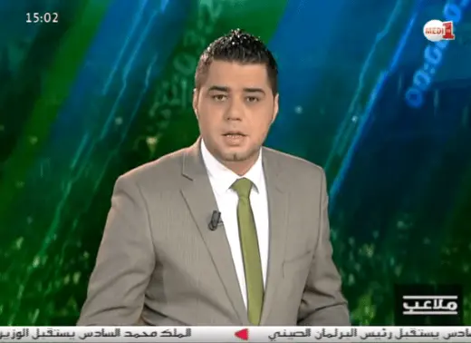العوملة ينتقد “ميد 1 تي في” على المباشر بسبب خطأ تقني