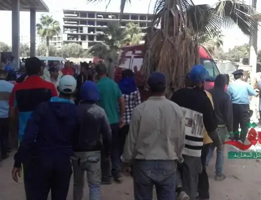 ابن مقاول معروف بأكادير يعتدي على صحفيين إثر انهيار عمارة