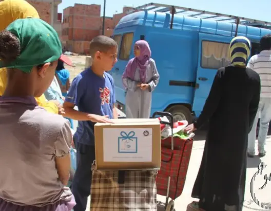 أزيد من 100 أسرة استفادة من مساعدات غذائية بمدينة القنيطرة