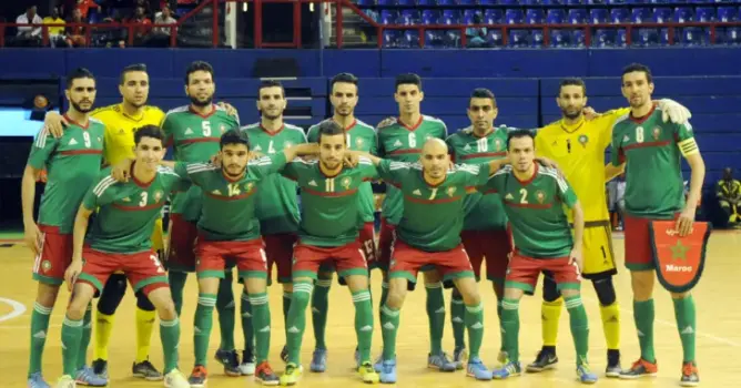 أسود كرة القدم داخل القاعة يستعدون لنهائيات كأس العالم
