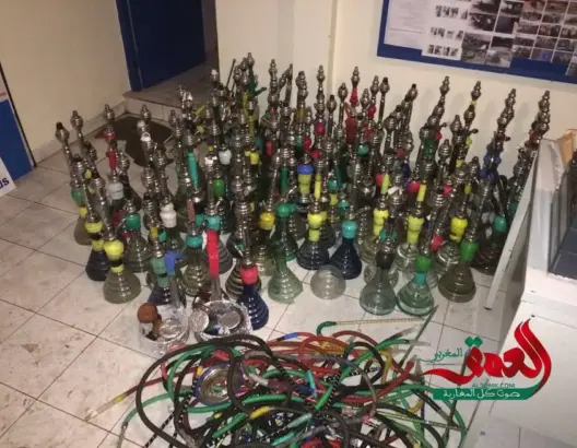 حجز أزيد من “200 شيشة” بالشريط الساحلي لمدينة أكادير