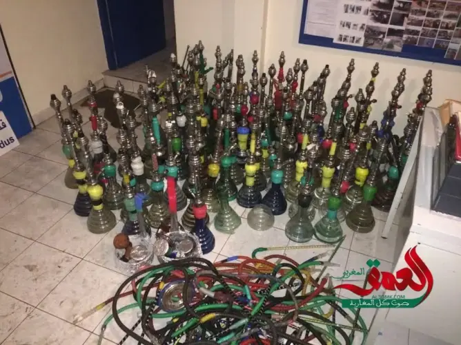 حجز أزيد من “200 شيشة” بالشريط الساحلي لمدينة أكادير